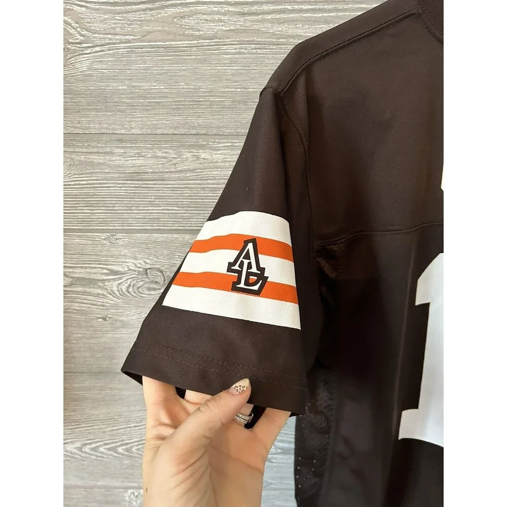 Cleveland Browns #16‎ Cribbs NFL Brown Football Jersey Youth Large 14-16